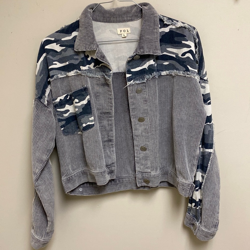 POL Cropped shacket jacket